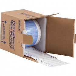 PS-187-2-WT-S PermaSleeve Tel İşaretleme Makaronları