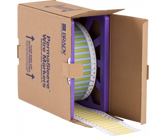 PS-187-2-YL PermaSleeve Tel İşaretleme Makaronları PS-187-2-YL PermaSleeve Tel İşaretleme Makaronları