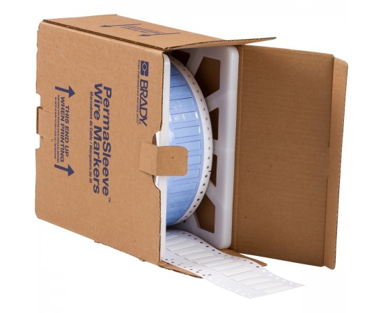 PS-250-150-WT-2 PermaSleeve Tel İşaretleme Makaronları PS-250-150-WT-2 PermaSleeve Tel İşaretleme Makaronları