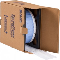 PS-250-150-WT 76 mm Kukalı PermaSleeve Polyolefin Tel İşaretleme Makaronları
