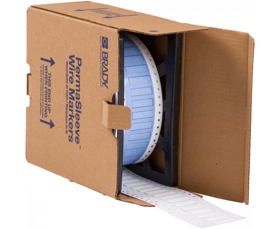 PS-250-150-WT 76 mm Kukalı PermaSleeve Polyolefin Tel İşaretleme Makaronları PS-250-150-WT 76 mm Kukalı PermaSleeve Polyolefin Tel İşaretleme Makaronları