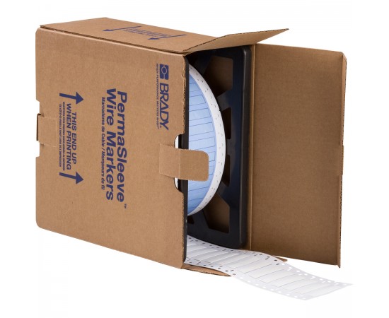 PS-250-2-WT-2 PermaSleeve Tel İşaretleme Makaronları PS-250-2-WT-2 PermaSleeve Tel İşaretleme Makaronları