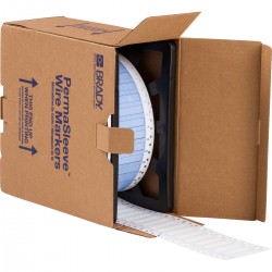 PS-250-2-WT PermaSleeve Tel İşaretleme Makaronları