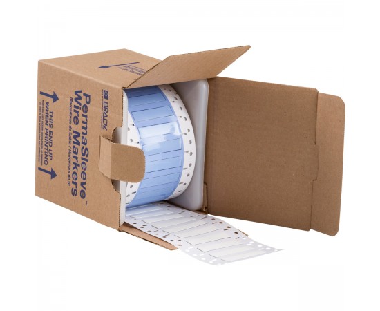 PS-250-2-WT-S-4 PermaSleeve Tel İşaretleme Makaronları PS-250-2-WT-S-4 PermaSleeve Tel İşaretleme Makaronları