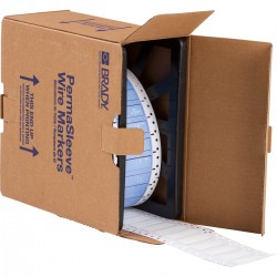 PS-375-2-WT PermaSleeve Tel İşaretleme Makaronları