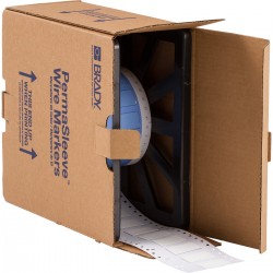PS-500-150-WT 76 mm Kukalı PermaSleeve Polyolefin Tel İşaretleme Makaronları