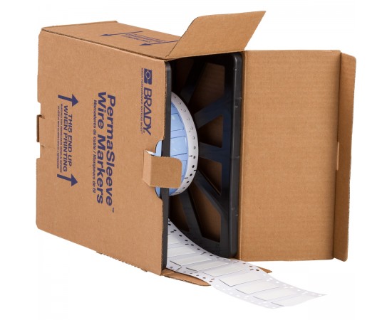 PS-500-2-WT PermaSleeve Tel İşaretleme Makaronları PS-500-2-WT PermaSleeve Tel İşaretleme Makaronları