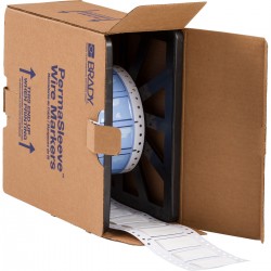 PS-750-2-WT 76 mm Kukalı PermaSleeve Polyolefin Tel İşaretleme Makaronları