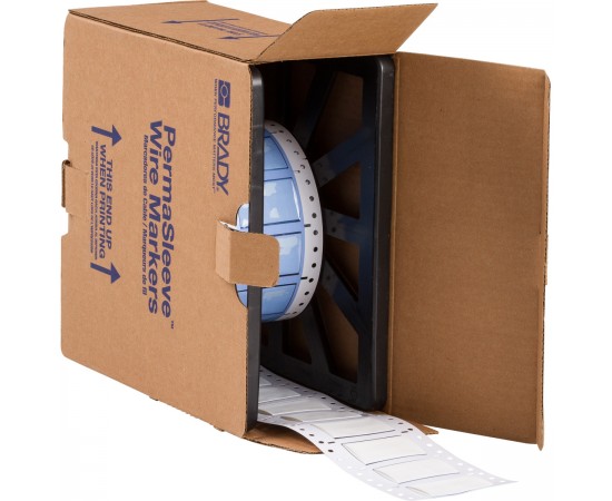 PS-750-2-WT 76 mm Kukalı PermaSleeve Polyolefin Tel İşaretleme Makaronları PS-750-2-WT 76 mm Kukalı PermaSleeve Polyolefin Tel İşaretleme Makaronları