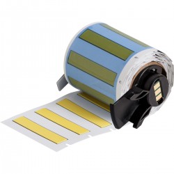 M61-187-175-342-YL M610, M611, BMP61, M710 (etiket adaptörlü) ve BMP71 (etiket adaptörlü) için PermaSleeve Isıyla Daralan Tel ve Kablo Etiketleri