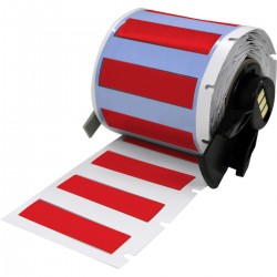 M6-250-175-342-RD M610, M611, BMP61, M710 (etiket adaptörlü) ve BMP71 (etiket adaptörlü) için PermaSleeve® Isıyla Daralan Etiketler