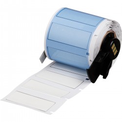 M6-375-175-342-WT M610, M611, BMP61, M710 (etiket adaptörlü) ve BMP71 (etiket adaptörlü) için PermaSleeve® Isıyla Daralan Etiketler