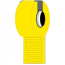 M6-30x4.2-7596-YL M611, M610 ve M710 için DuraSleeve Tel İşaretleme Kartları
