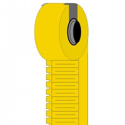 M6-30x4.2-7597-YL M611, M610 ve M710 için DuraSleeve Tel İşaretleme Kartları
