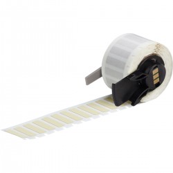 M6-13-724 M610, M611, BMP61, M710 (etiket adaptörlü) ve BMP71 (etiket adaptörlü) için Ultra Isı Dayanımına Sahip Mat Amber Polyamid Etiketler