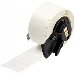 M6-16-498 M610, M611, BMP61, M710 (etiket adaptörlü) ve BMP71 (etiket adaptörlü) için Yeniden Konumlandırılabilir, Çok Amaçlı Vinil Bez Etiketler