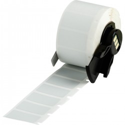 M6-17-428 M610, M611, BMP61, M710 (etiket adaptörlü) ve BMP71 (etiket adaptörlü) için Metalize Mat Gri Polyester Etiketler
