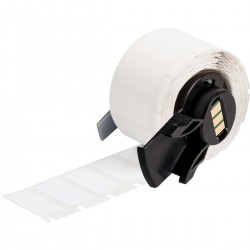 M6-17-498 M610, M611, BMP61, M710 (etiket adaptörlü) ve BMP71 (etiket adaptörlü) için Yeniden Konumlandırılabilir, Çok Amaçlı Vinil Bez Etiketler