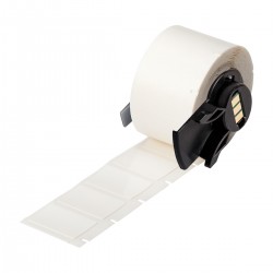 M6-18-498 M610, M611, BMP61, M710 (etiket adaptörlü) ve BMP71 (etiket adaptörlü) için Yeniden Konumlandırılabilir, Çok Amaçlı Vinil Bez Etiketler