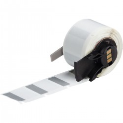 M6-19-427-GY M610, M611, BMP61, M710 (etiket adaptörlü) ve BMP71 (etiket adaptörlü) için Kendinden Laminasyonlu Vinil Sarılabilir Etiketler
