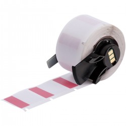 M6-19-427-RD M610, M611, BMP61, M710 (etiket adaptörlü) ve BMP71 (etiket adaptörlü) için Kendinden Laminasyonlu Vinil Sarılabilir Etiketler