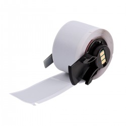 M6-20-428 M610, M611, BMP61, M710 (etiket adaptörlü) ve BMP71 (etiket adaptörlü) için Metalize Mat Gri Polyester Etiketler