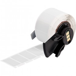 M6-20-486 M610, M611, BMP61, M710 (etiket adaptörlü) ve BMP71 (etiket adaptörlü) için Ultra Agresif Yapışkanlı Metalize Mat Polyester Etiketler