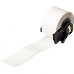 M6-21-498 M610, M611, BMP61, M710 (etiket adaptörlü) ve BMP71 (etiket adaptörlü) için Yeniden Konumlandırılabilir, Çok Amaçlı Vinil Bez Etiketler