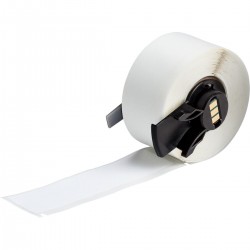 M6-23-498 M610, M611, BMP61, M710 (etiket adaptörlü) ve BMP71 (etiket adaptörlü) için Yeniden Konumlandırılabilir, Çok Amaçlı Vinil Bez Etiketler