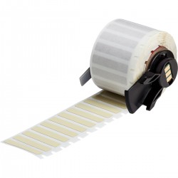M6-25-724 M610, M611, BMP61, M710 (etiket adaptörlü) ve BMP71 (etiket adaptörlü) için Ultra Isı Dayanımına Sahip Mat Amber Polyamid Etiketler