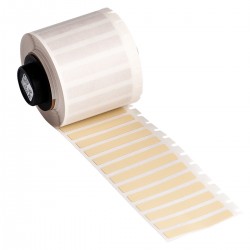 M6-28-724 M610, M611, BMP61, M710 (etiket adaptörlü) ve BMP71 (etiket adaptörlü) için Ultra Isı Dayanımına Sahip Mat Amber Polyamid Etiketler