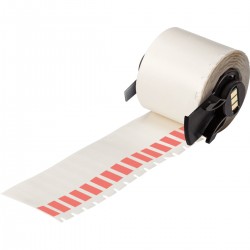 M6-28-427-RD M610, M611, BMP61, M710 (etiket adaptörlü) ve BMP71 (etiket adaptörlü) için Kendinden Laminasyonlu Vinil Sarılabilir Etiketler