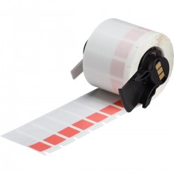 M6-29-427-RD M610, M611, BMP61, M710 (etiket adaptörlü) ve BMP71 (etiket adaptörlü) için Kendinden Laminasyonlu Vinil Sarılabilir Etiketler