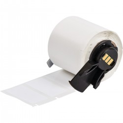 M6-29-498 M610, M611, BMP61, M710 (etiket adaptörlü) ve BMP71 (etiket adaptörlü) için Yeniden Konumlandırılabilir, Çok Amaçlı Vinil Bez Etiketler