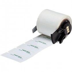 M6-30-423-TEST M610, M611, BMP61, M710 (etiket adaptörlü) ve BMP71 (etiket adaptörlü) için Zorlu Ortam Koşullarına Uygun Çok Amaçlı Polyester Etiketler