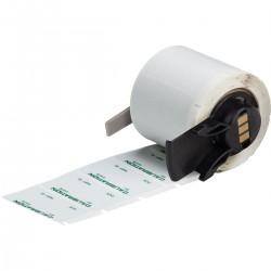 M6-30-428-CALI M610, M611, BMP61, M710 (etiket adaptörlü) ve BMP71 (etiket adaptörlü) için Metalize Mat Gri Polyester Etiketler