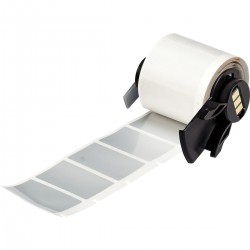 M6-31-362 M610, M611, BMP61, M710 (etiket adaptörlü) ve BMP71 (etiket adaptörlü) için Emniyet Belirteçli Metalize Vinil Etiketler