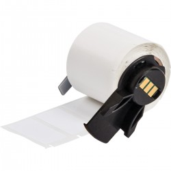 M6-31-498 M610, M611, BMP61, M710 (etiket adaptörlü) ve BMP71 (etiket adaptörlü) için Yeniden Konumlandırılabilir, Çok Amaçlı Vinil Bez Etiketler