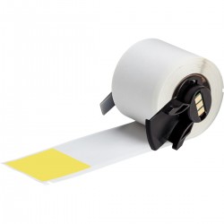 M6-34-427-YL M610, M611, BMP61, M710 (etiket adaptörlü) ve BMP71 (etiket adaptörlü) için Kendinden Laminasyonlu Vinil Sarılabilir Etiketler