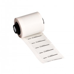 M6-35-428-PROP M610, M611, BMP61, M710 (etiket adaptörlü) ve BMP71 (etiket adaptörlü) için Metalize Mat Gri Polyester Etiketler