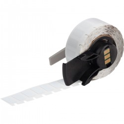 M6-6-719 M610, M611, BMP61, M710 (etiket adaptörlü) ve BMP71 (etiket adaptörlü) için Elektrostatik Sönümleme (ESD) özelliğine sahip Ultra İnce Polyamid Mat Etiketler