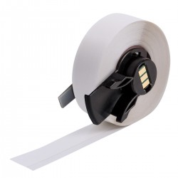 M6C-500-498 M610, M611, BMP61, M710 (etiket adaptörlü) ve BMP71 (etiket adaptörlü) için Yeniden Konumlandırılabilir, Çok Amaçlı Vinil Bez Etiketler