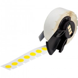 M6-82-499-YL M610, M611, BMP61, M710 (etiket adaptörlü) ve BMP71 (etiket adaptörlü) için Agresif Yapışkanlı Çok Amaçlı Naylon Etiketler