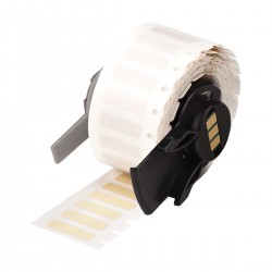 M6-9-724 M610, M611, BMP61, M710 (etiket adaptörlü) ve BMP71 (etiket adaptörlü) için Ultra Isı Dayanımına Sahip Mat Amber Polyamid Etiketler