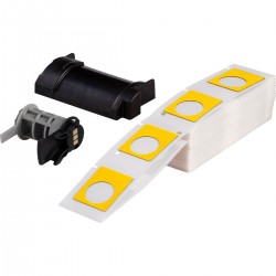 M6-05-7593-YL M611, M610 ve M710 için Kazıma Plaka Yedek Etiketler