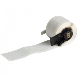 M6-20-428-PSL M610, M611, BMP61, M710 (etiket adaptörlü) ve BMP71 (etiket adaptörlü) için Metalize Mat Gri Polyester Etiketler
