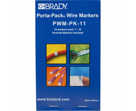 PWM-PK-11 Porta-Pack Tel İşaretleme Kitapları PWM-PK-11 Porta-Pack Tel İşaretleme Kitapları