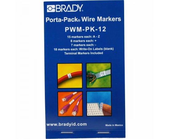 PWM-PK-12 Porta-Pack Tel İşaretleme Kitapları PWM-PK-12 Porta-Pack Tel İşaretleme Kitapları