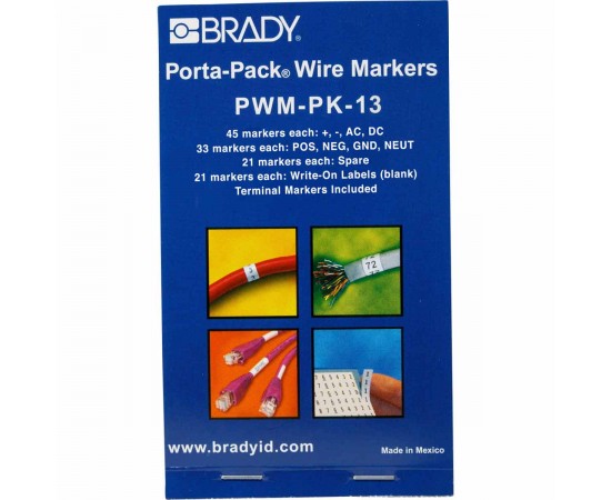PWM-PK-13 Porta-Pack Tel İşaretleme Kitapları PWM-PK-13 Porta-Pack Tel İşaretleme Kitapları