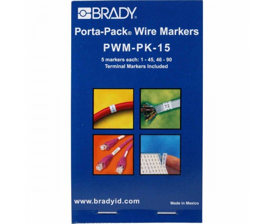 PWM-PK-15 Porta-Pack Tel İşaretleme Kitapları PWM-PK-15 Porta-Pack Tel İşaretleme Kitapları